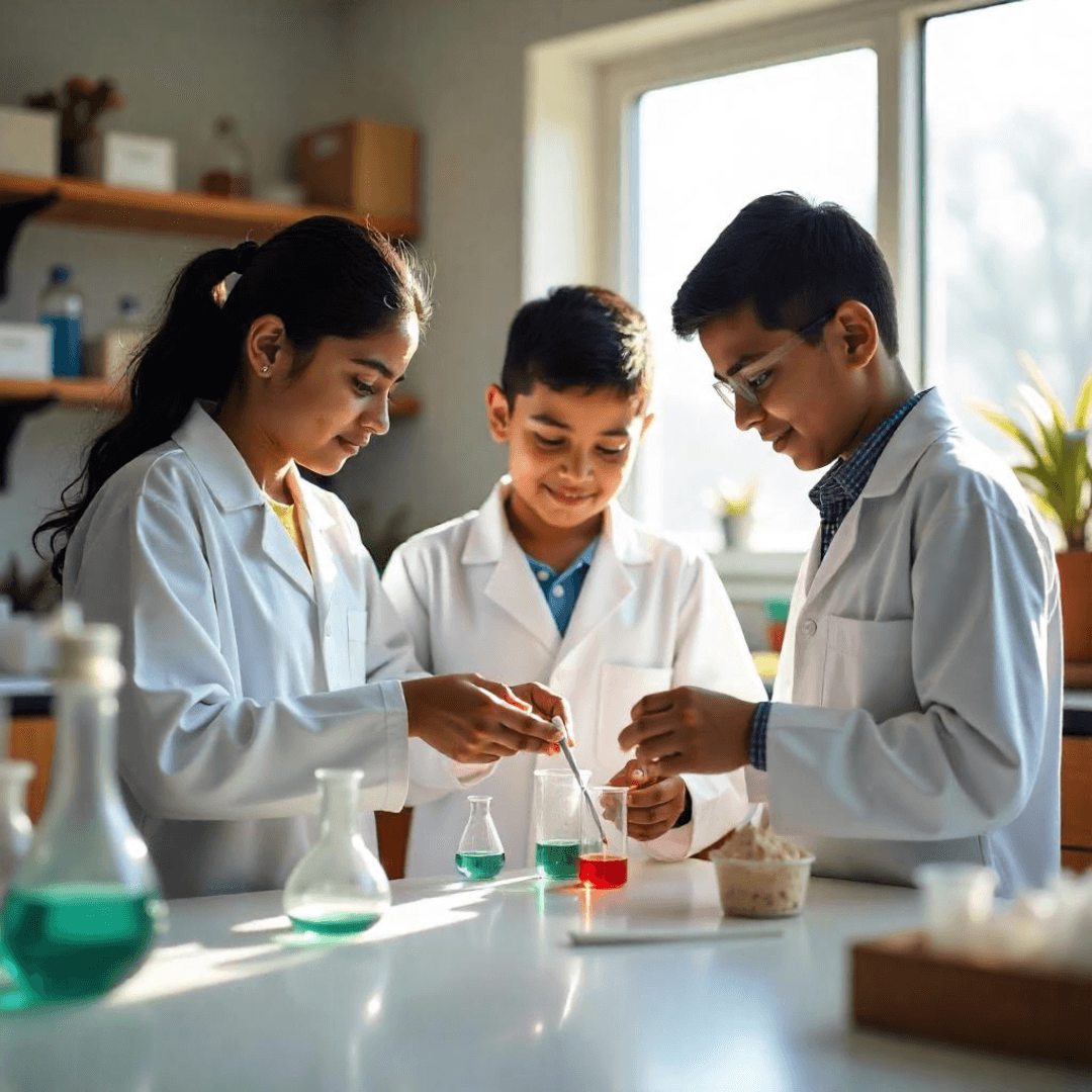 Modern science laboratory